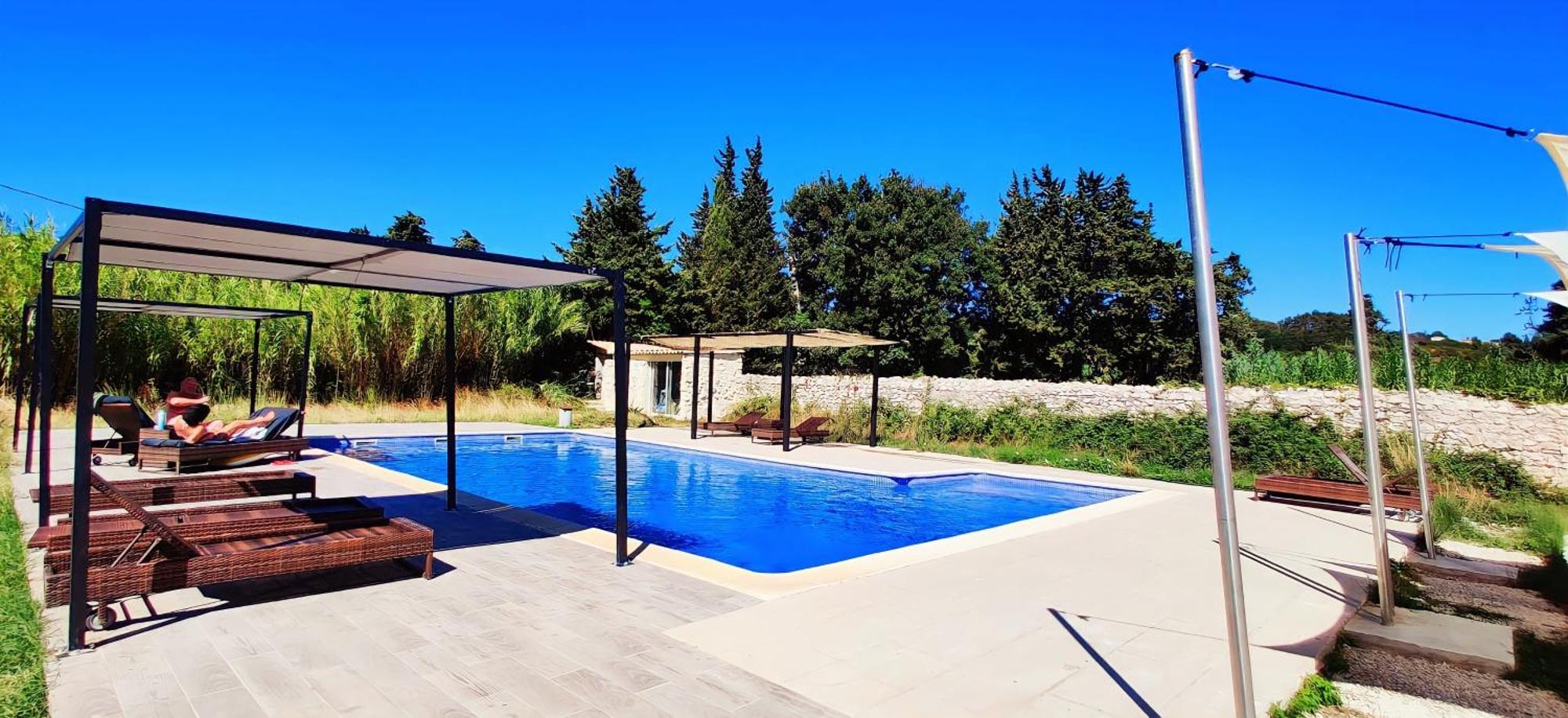 Chambre Cosy Avec Terrasse Sur La Colline Boisee, Parking Prive, Jardin, Calme, Climatisation, 10 Mn Pont Du Gard Num7 Rochefort-du-Gard Zewnętrze zdjęcie